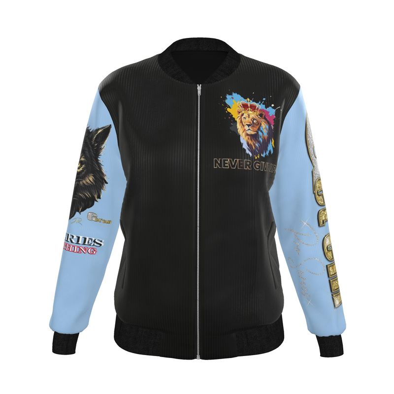 Women's Reversible Silk Bomber Jacket