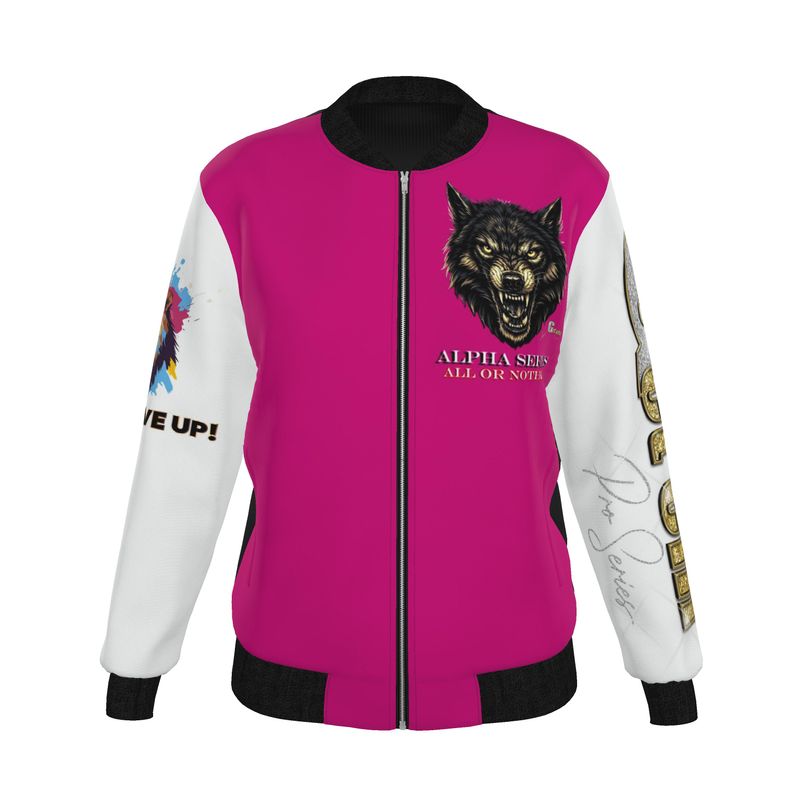 Women's Reversible Silk Bomber Jacket