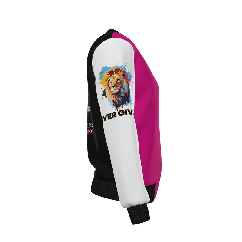 Women's Reversible Silk Bomber Jacket