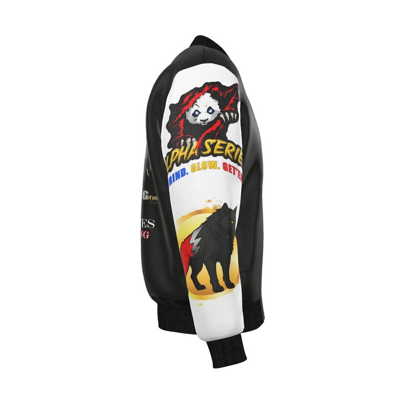 Mens Reversible Silk Bomber Jacket Limited Edition!