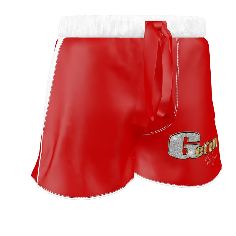 Women's Silk Luxury Pajama Shorts Limited Edition Red