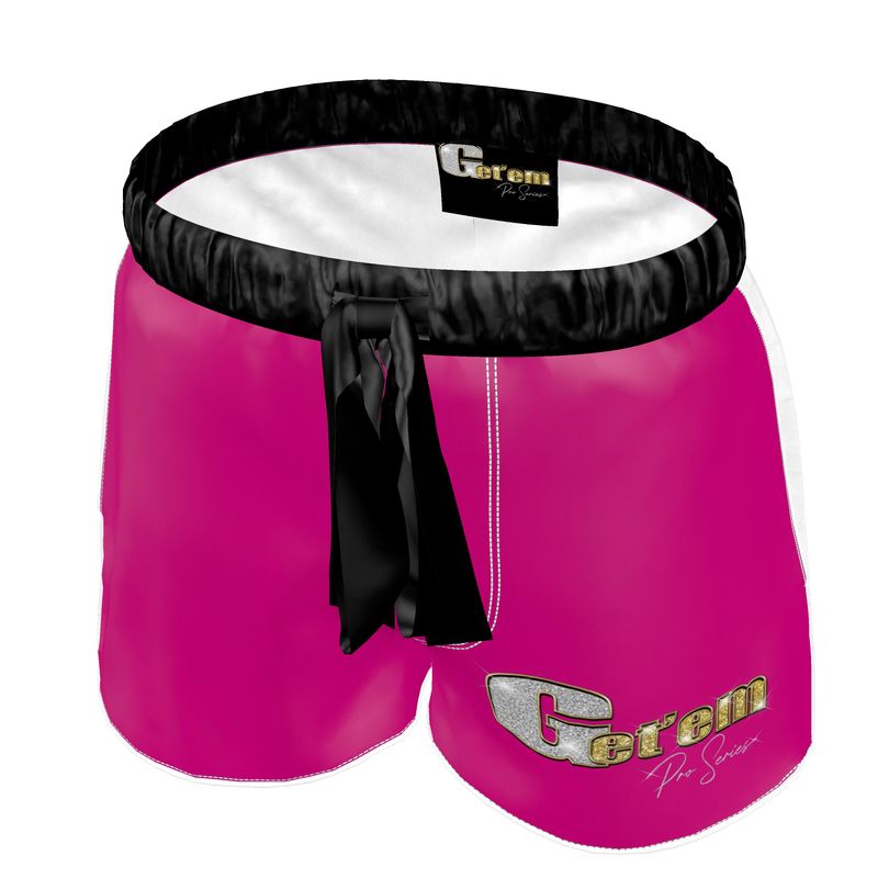 Women's Hot Pink Silk Luxury Pajama Shorts Limited Edition