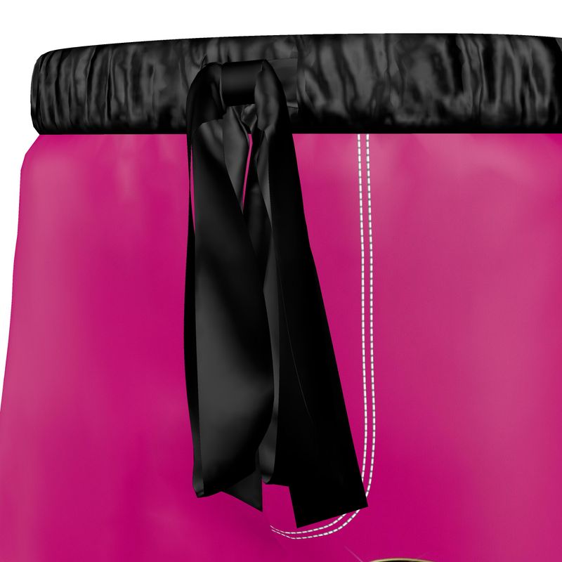 Women's Hot Pink Silk Luxury Pajama Shorts Limited Edition