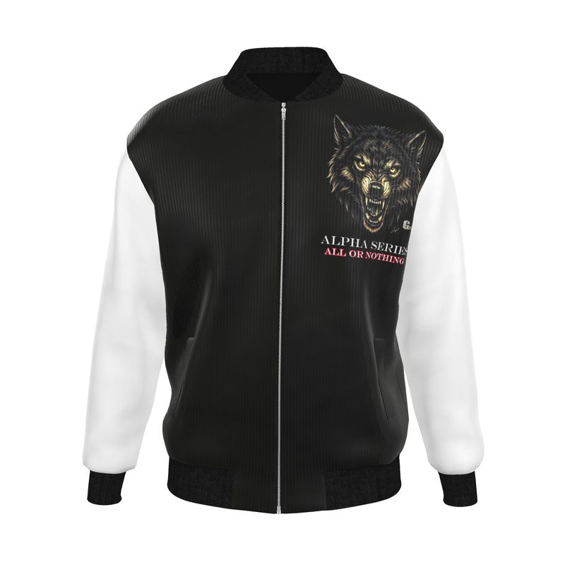 Mens Alpha Reversible Silk Bomber Jacket Limited Edition!