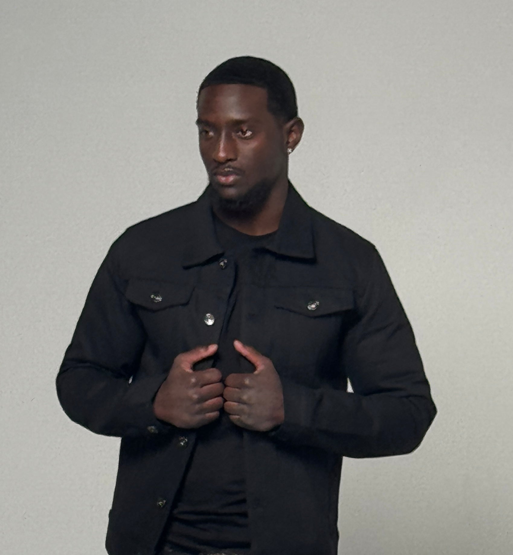 Get'em ProSeries Jet Black Denim Luxe Wink of War Jacket