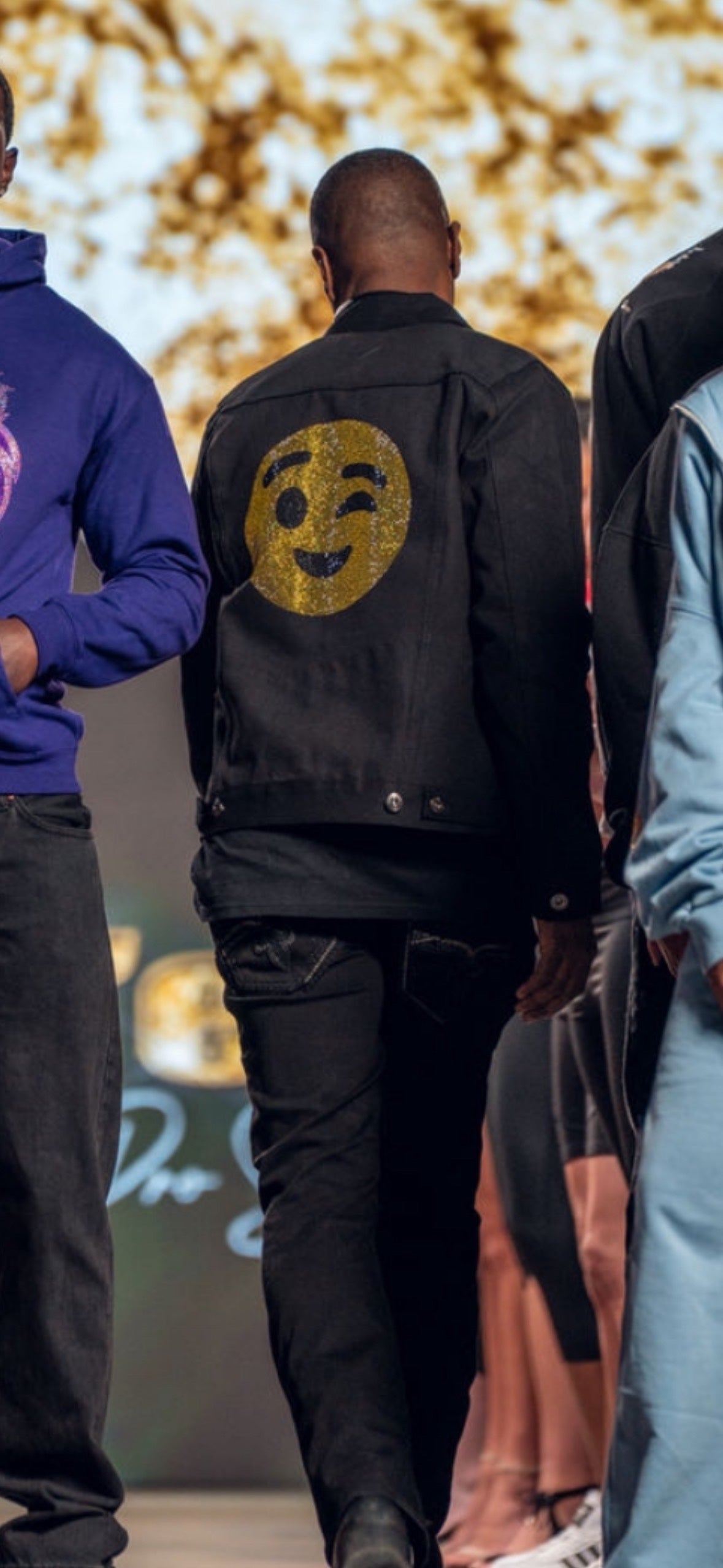 Silent Signal  Crystal Denim Jacket