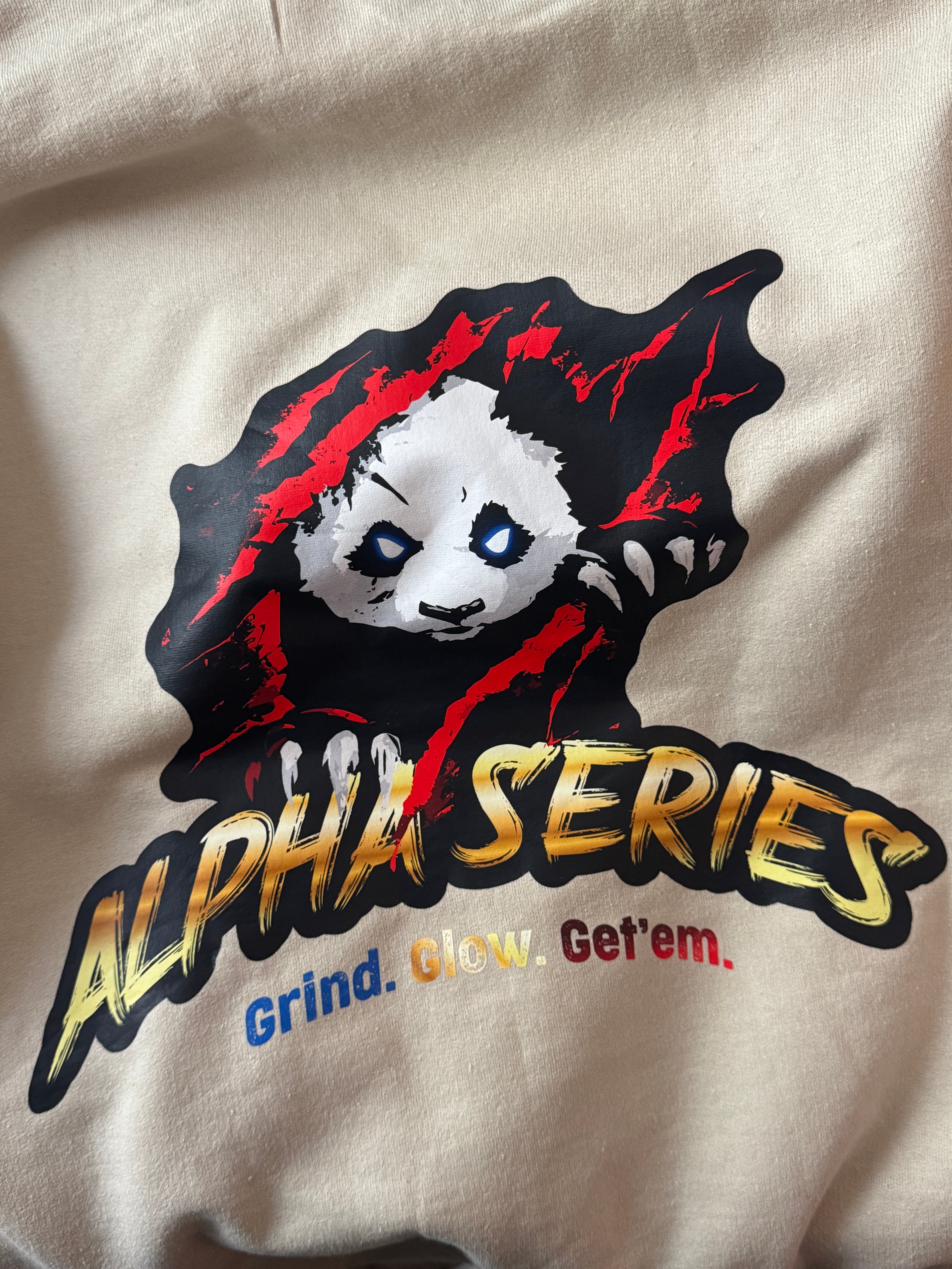 Get'em ProSeries Smile Now Cry Never Panda Grind Hoodie Signature Alpha Series