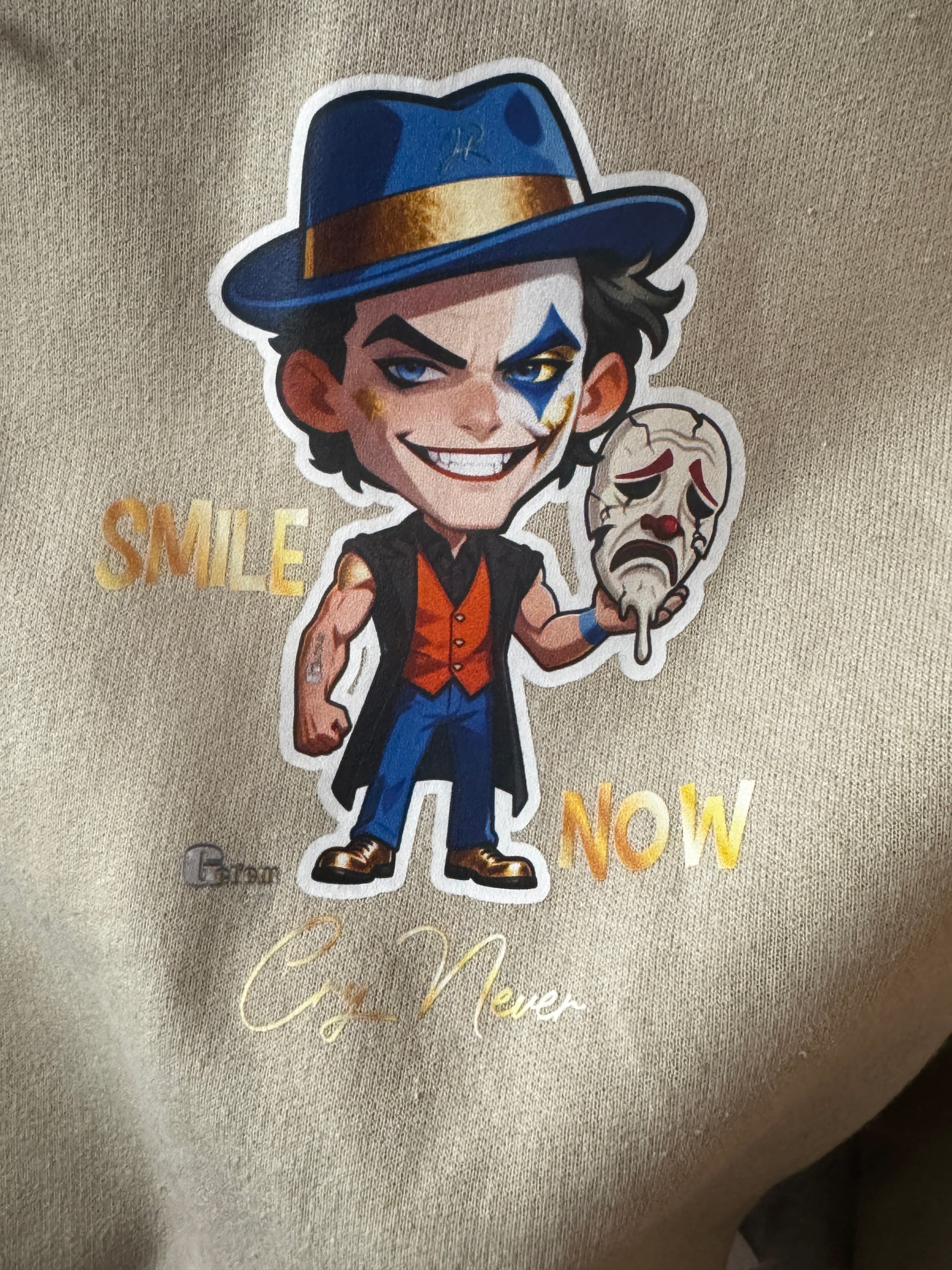 Get'em ProSeries Smile Now Cry Never Panda Grind Hoodie Signature Alpha Series