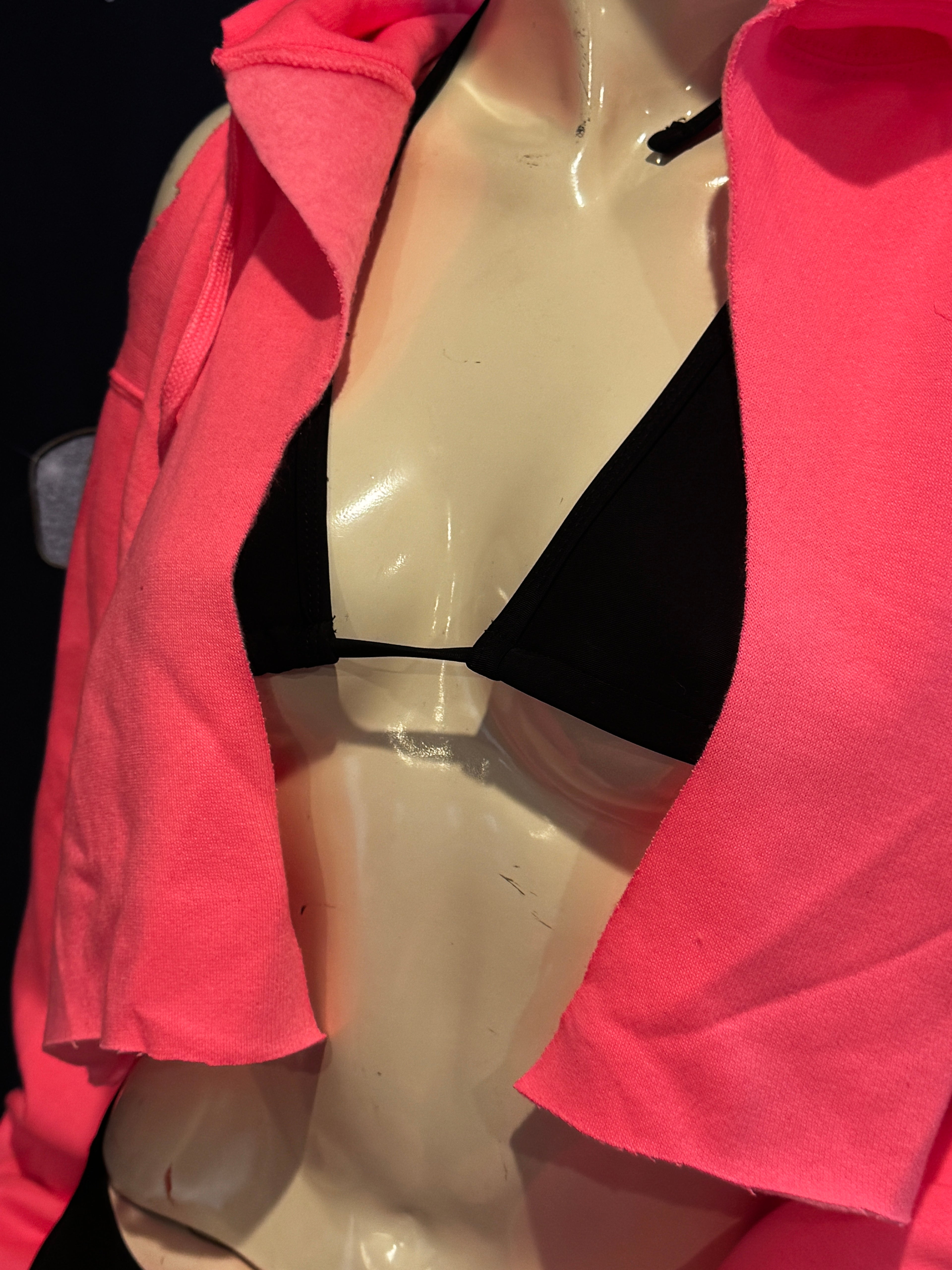 Get'em ProSeries Pink Pressue Cropped Hoodie