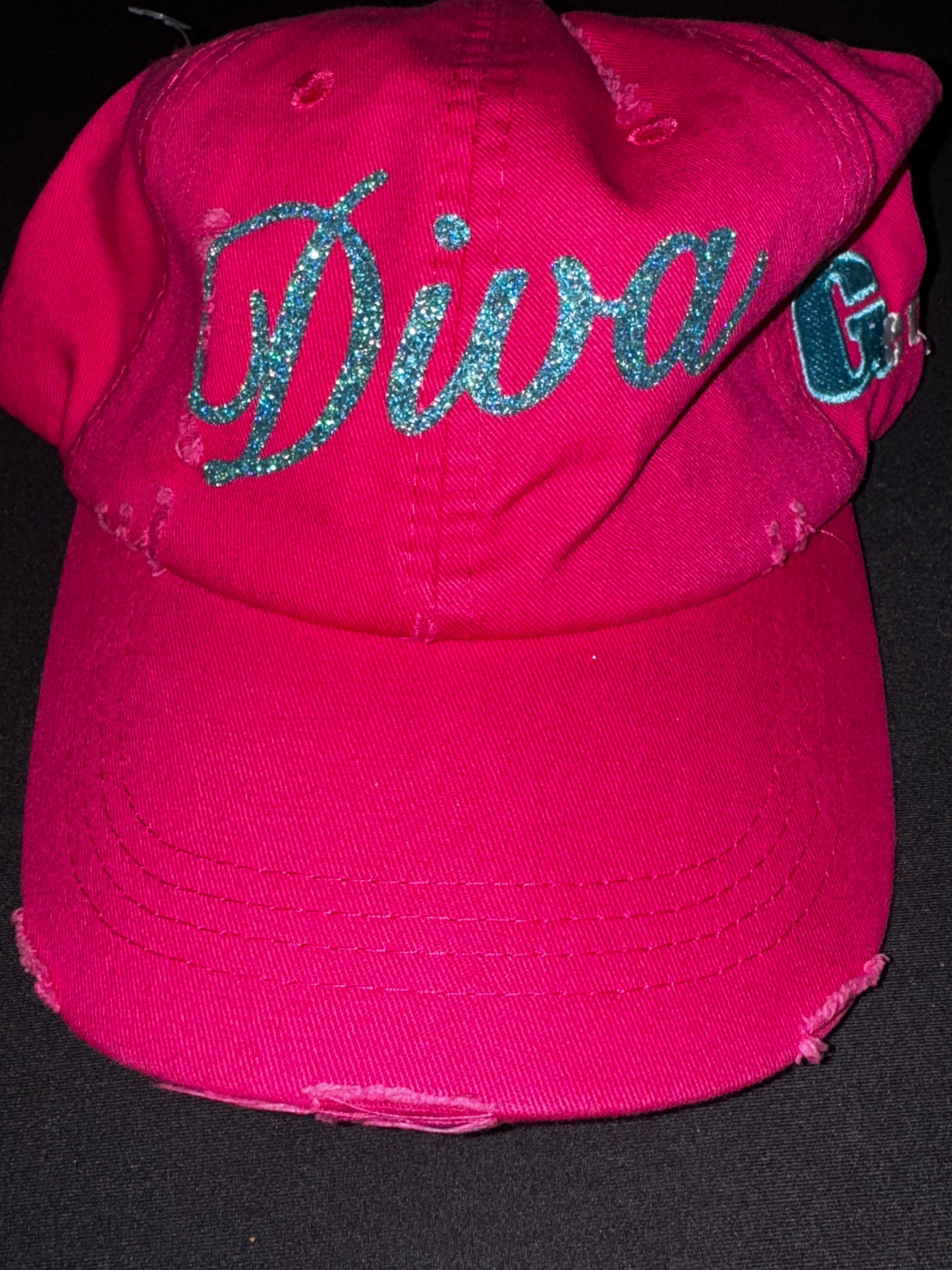Get'em Diva Pink Diva Dad Hat Limited Edition