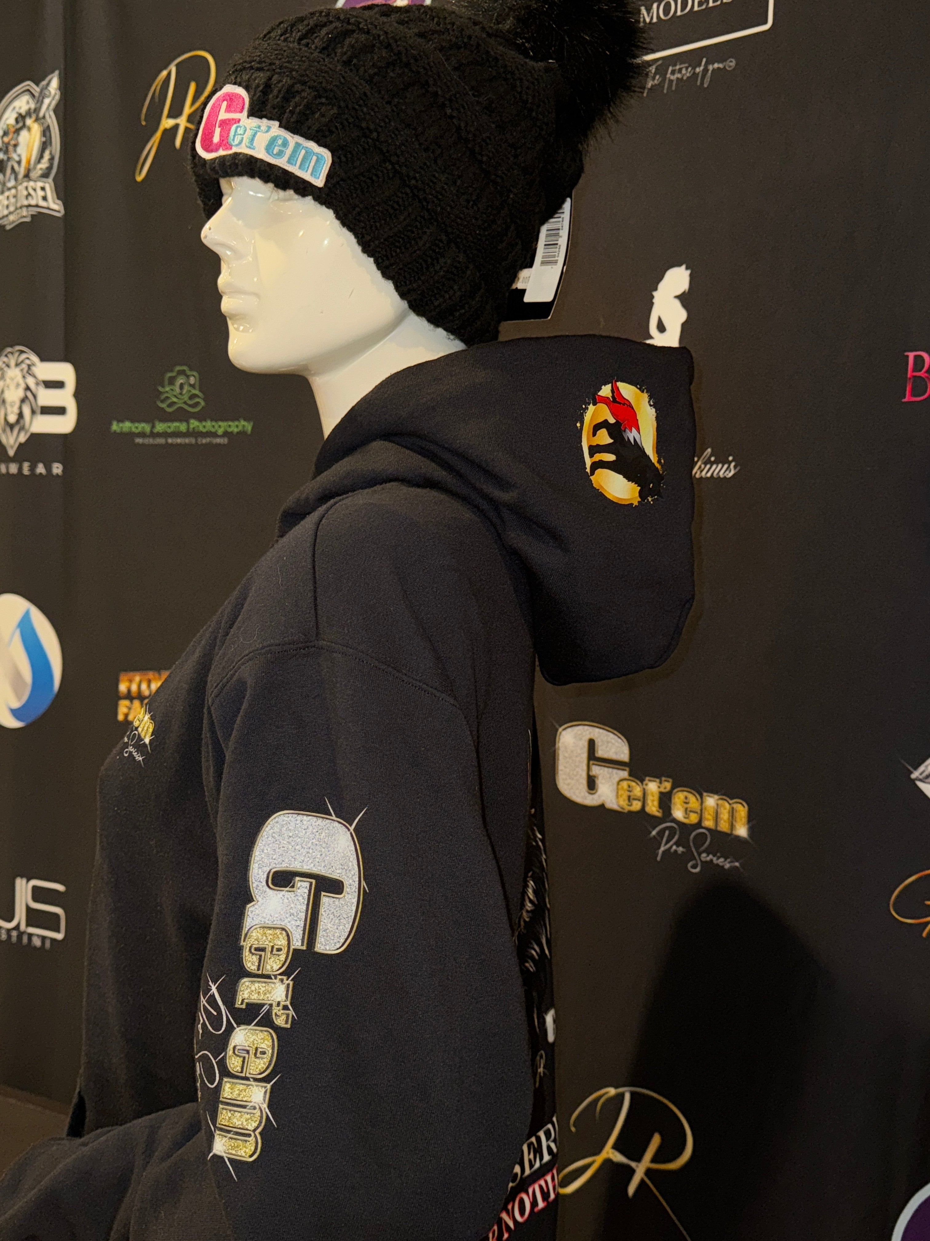 Get'em Black Knight Hoodie Limited Edition