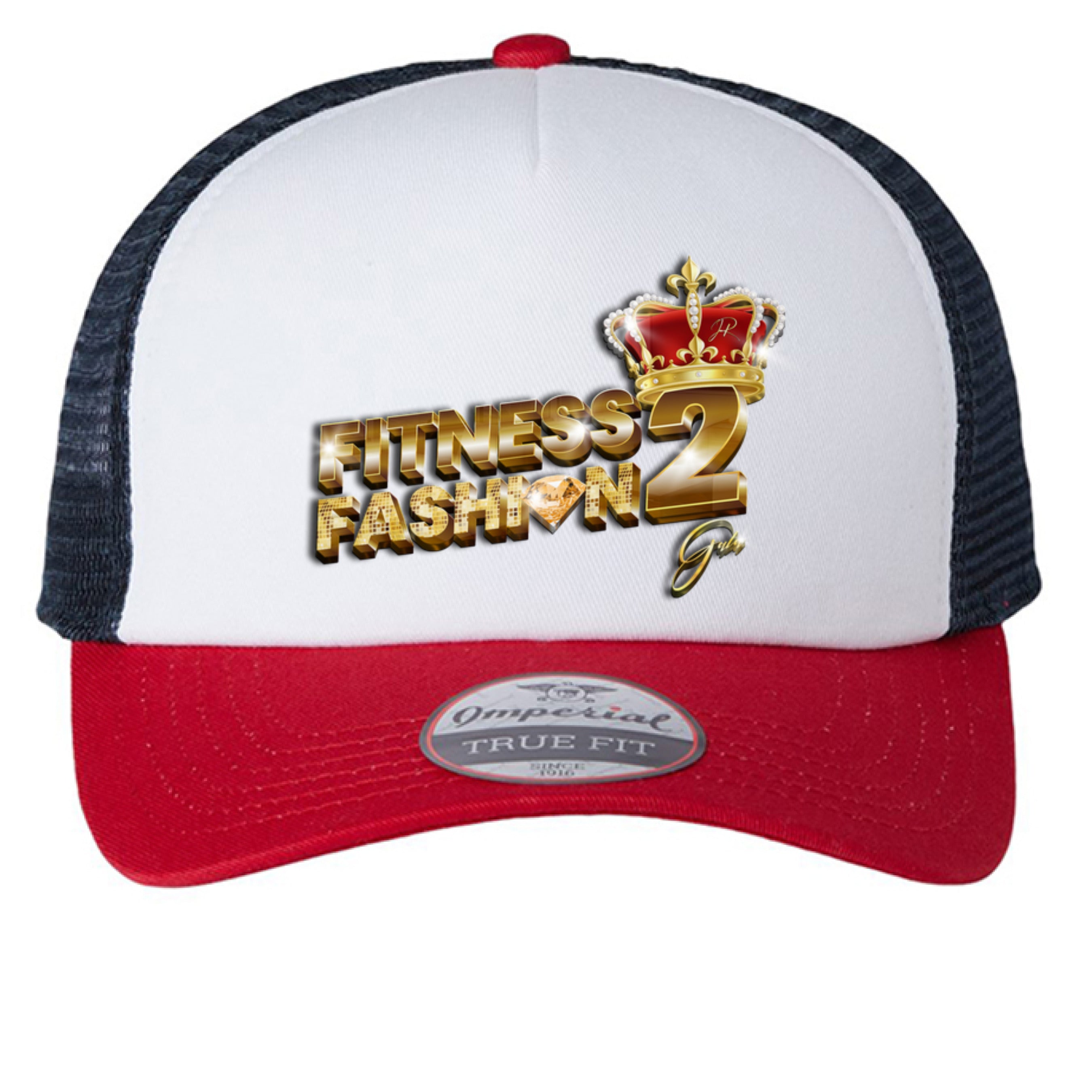 White/ Red/ Dark Navy - FRONT