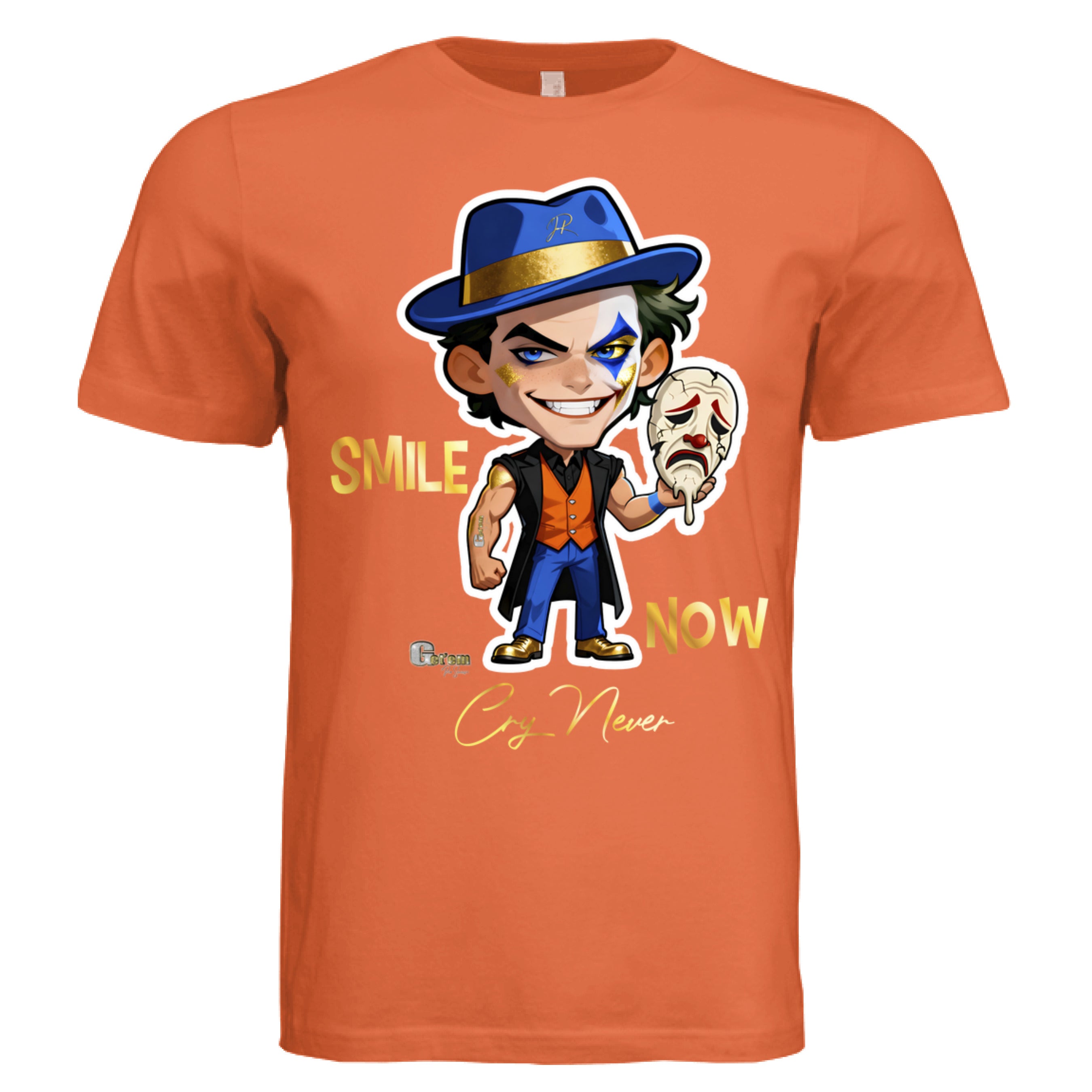 Solid Orange Triblend - FRONT