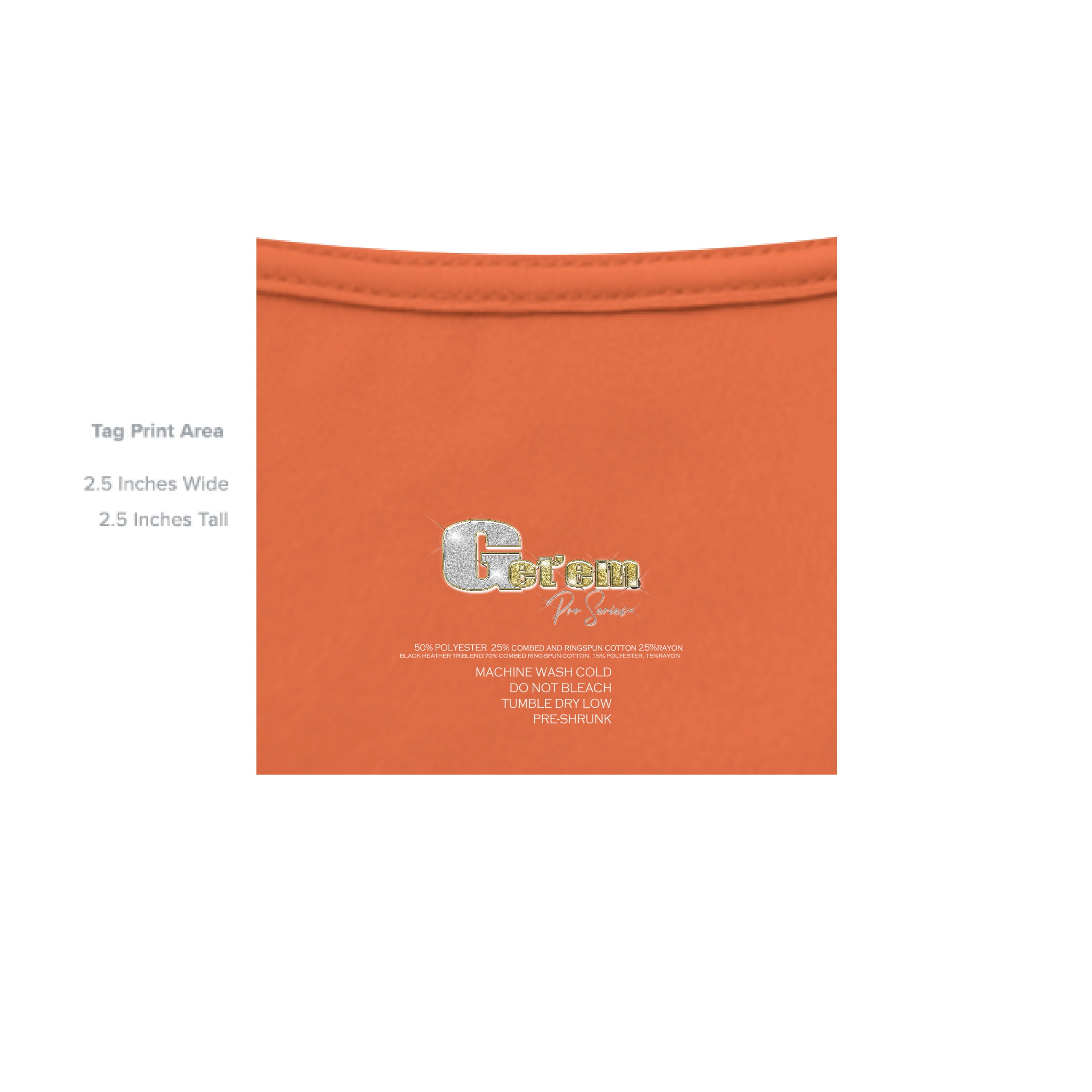 Solid Orange Triblend - INSIDE_TAG_LINE