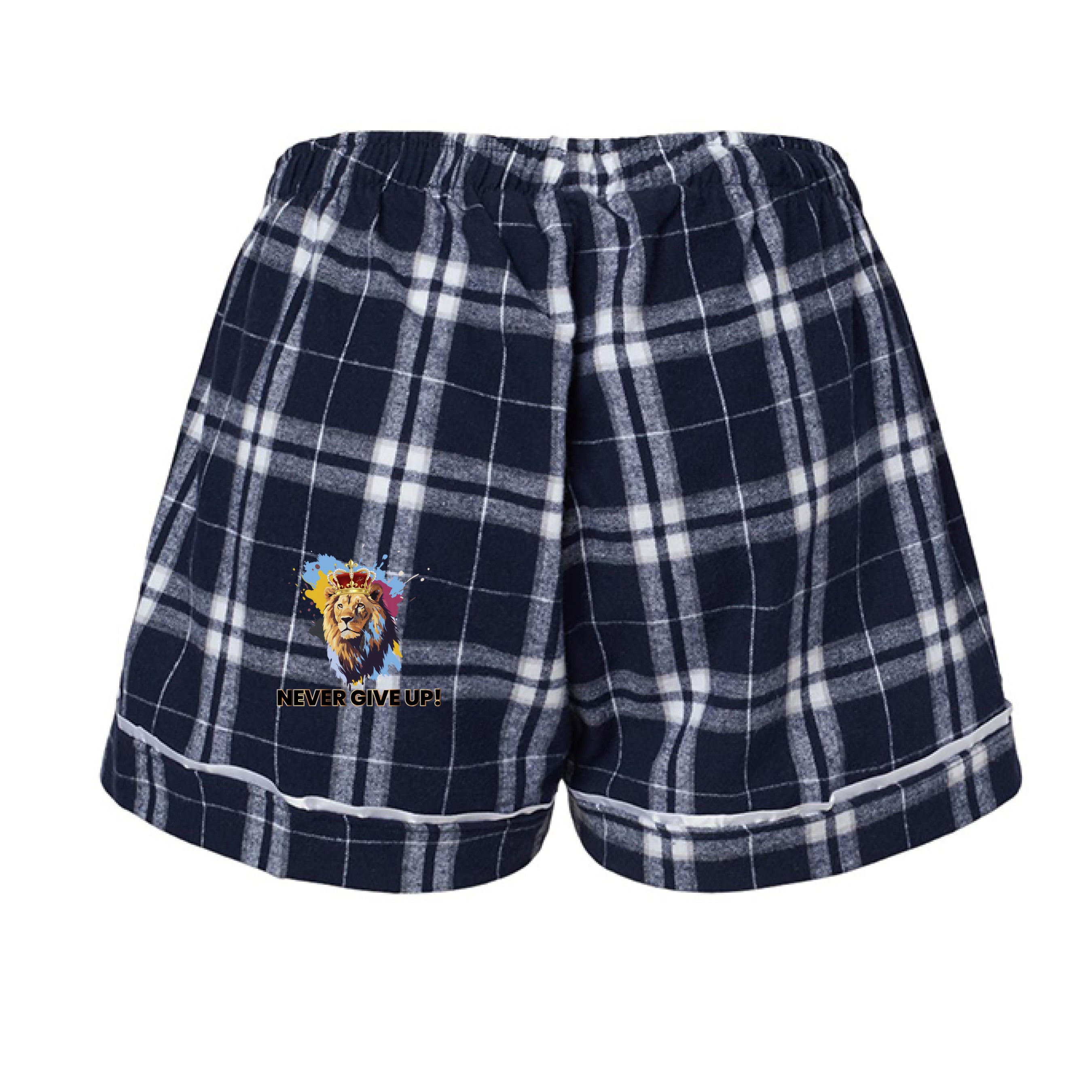 NAVY/ SILVER PLD - BACK